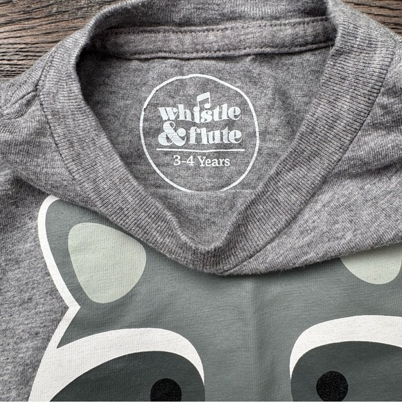 Whistle & Flute - Gray Raccoon Kids Sweater and T-Shirt Set - Picture 8 of 8
